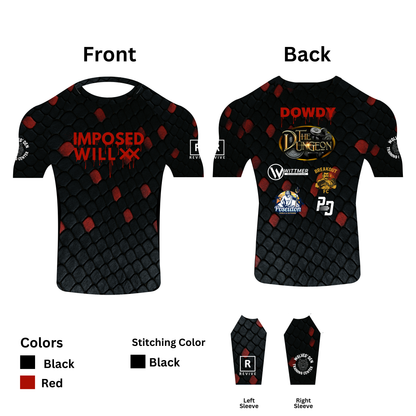 MENS/UNISEX Constrictor Rashguard w/ Sponsors
