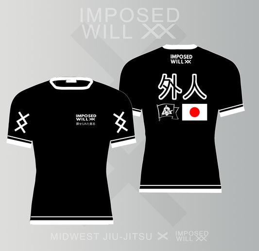 MENS/UNISEX Coty Kellison Kanji Rashguard - Short Sleeve