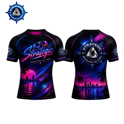 YOUTH Strategic BJJ Vice City Performance Tee