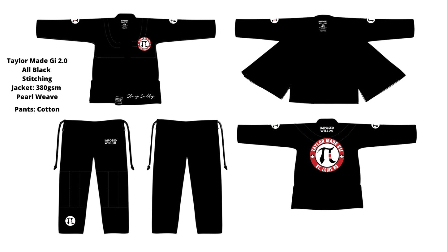 MENS/UNISEX Taylor Made BJJ ST LOUIS Gi