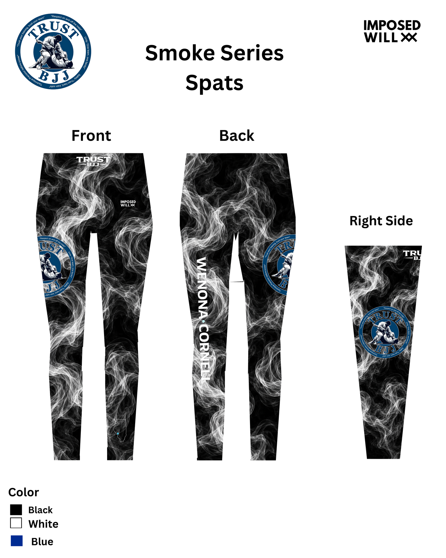 YOUTH Trust BJJ "Smoke Series" Spats