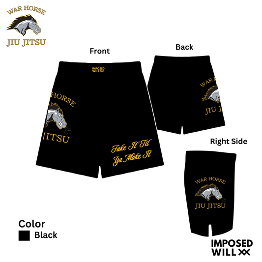 WOMENS War Horse Jiu Jitsu "MMA" Shorts