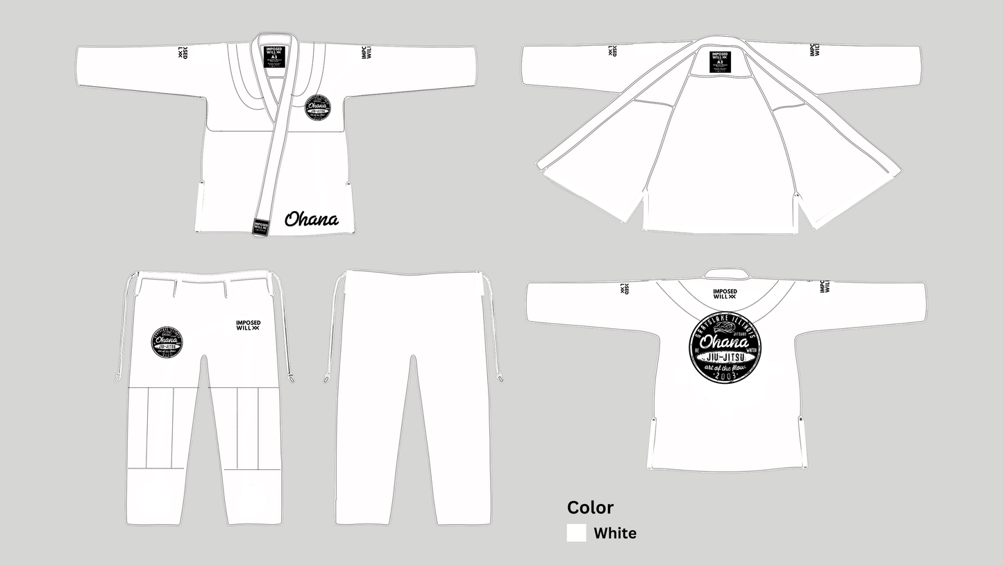 MENS/UNISEX Ohana Jiu Jitsu Gi
