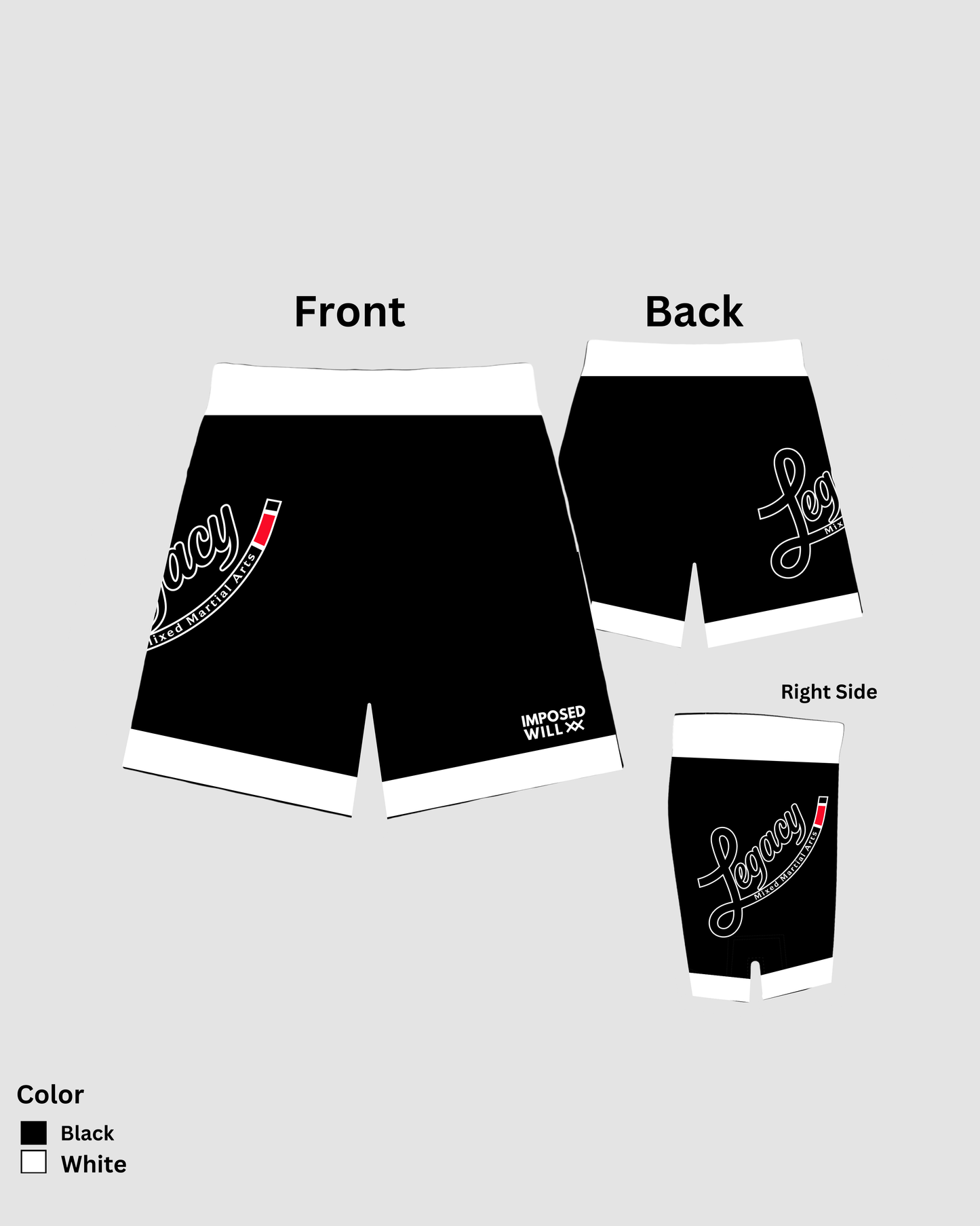 WOMENS Legacy MMA Team Shorts