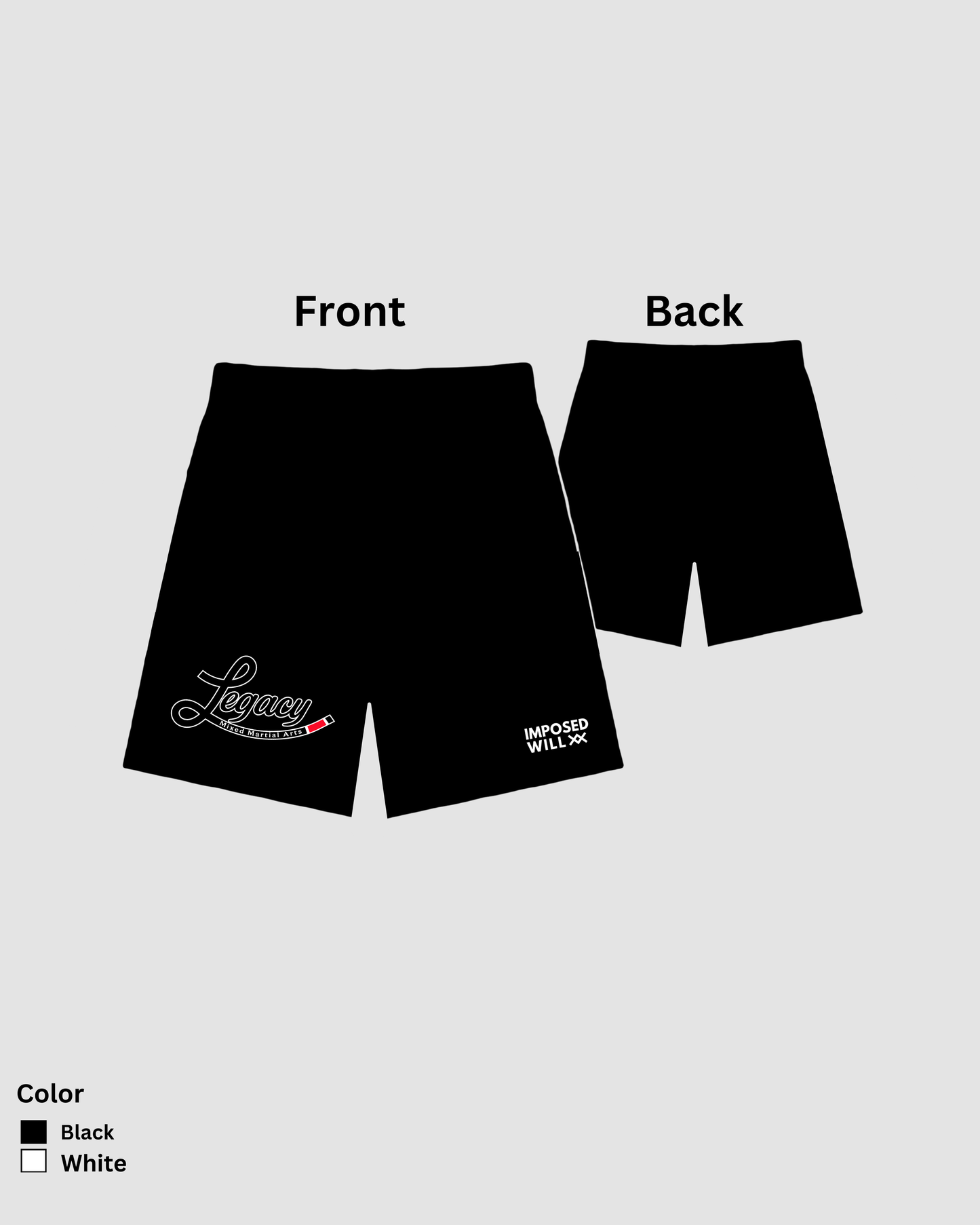 MENS/UNISEX Legacy MMA Team Shorts