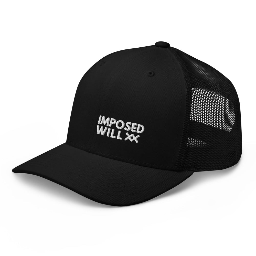 The Way Snapback Cap - BLACK W/ WHITE EMBROIDERY