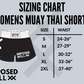 WOMENS War Eagle Fight Team Thai Shorts