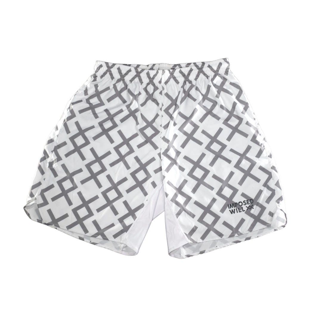 FreeFlo Shorts - Inguz: White/Stone Grey